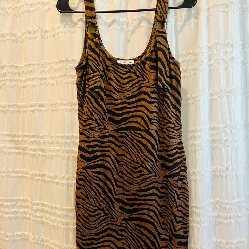 Animal print dress